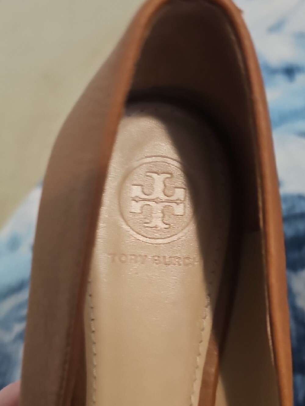 Tory Burch Ballet Flats with Gold Emblem - Picture 3 of 3